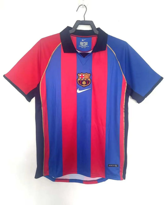 2001/2002 Retro Barcelona Home Football Shirt 1:1 Thai Quality