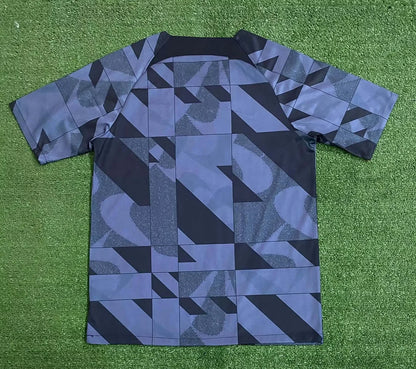 2023/2024 Barcelona Training Wear Gray Jersey