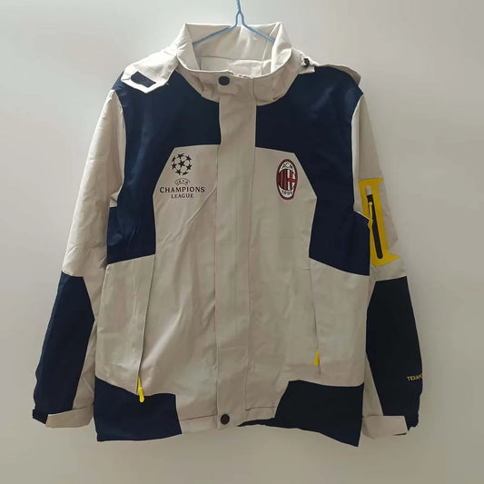 2024/2025 AC Milan Windbreaker white Soccer Jersey 1:1 Thai Quality