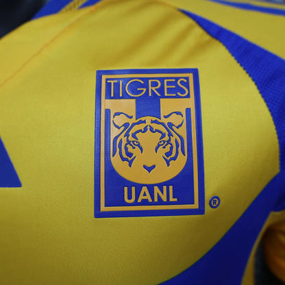 2024/2025 Player Version Tigres Home Football Shirt 1:1 Thai Quality