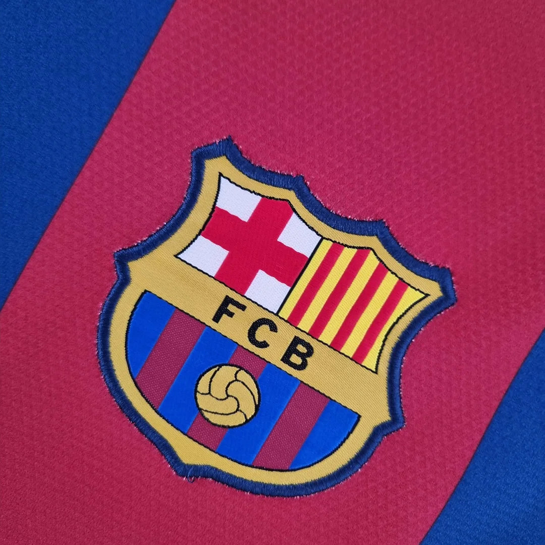 2010/2011 Retro Long Sleeve Barcelona Home Football Shirt 1:1 Thai Quality