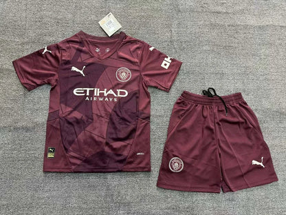 2024/2025 Manchester City Third Away Football Shirt 1:1 Thai Quality Kids Size