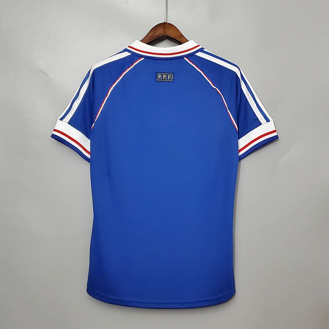 1998 Retro France Home Football Shirt