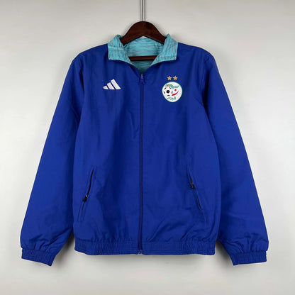 2023-2024 Algeria National Reversible Windbreaker Blue Soccer Jersey 1:1 Thai Quality