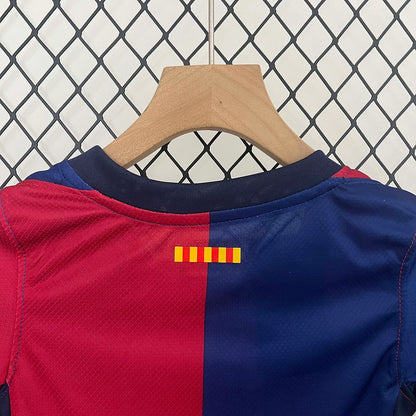 2024/2025 Barcelona Home Football Shirt 1:1 Thai Quality Kids Size