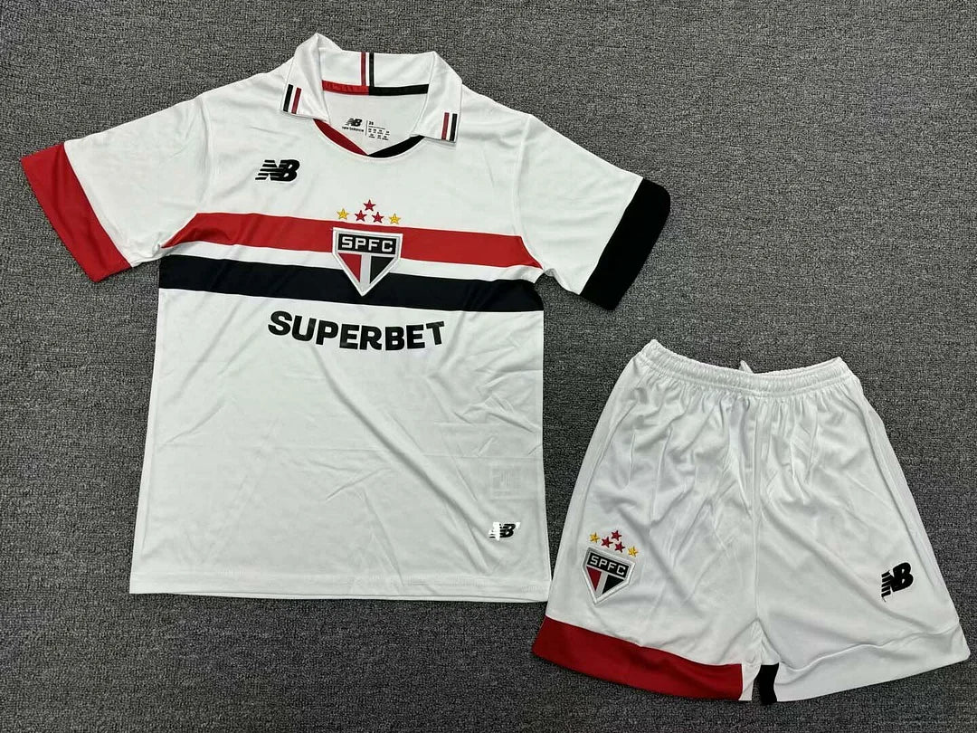 2024/2025 São Paulo Home Jersey 1:1 Thai Quality Kids Size