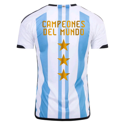 2022 Argentina National Team Jersey Home Three Stars Commemorative Edition