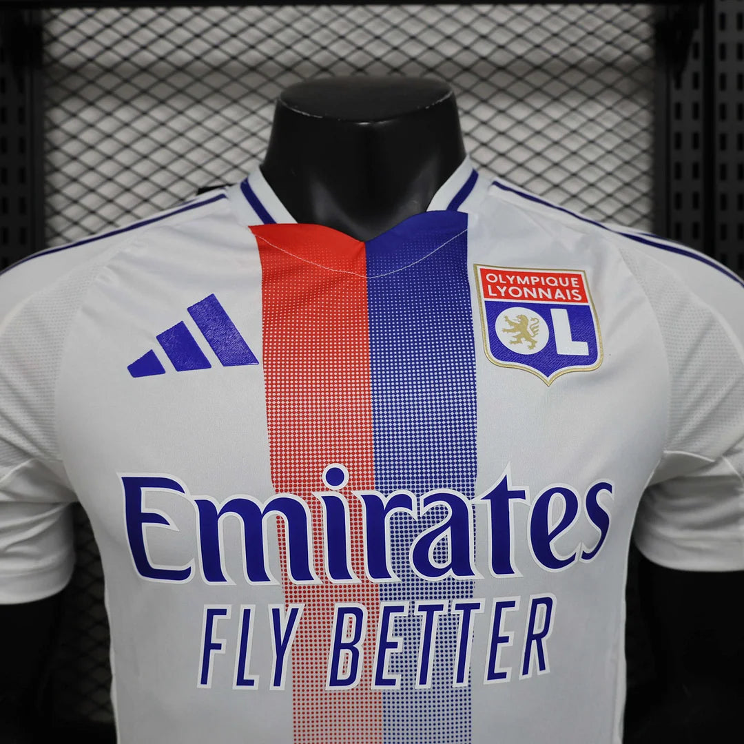 2024/2025 Player Version Lyon Home Football Shirt 1:1 Thai Quality