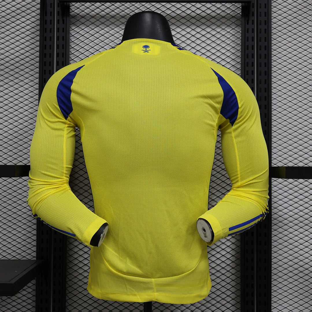 2024/2025 Player Version Long Sleeve Al-Nassr Home Football Shirt 1:1 Thai Quality