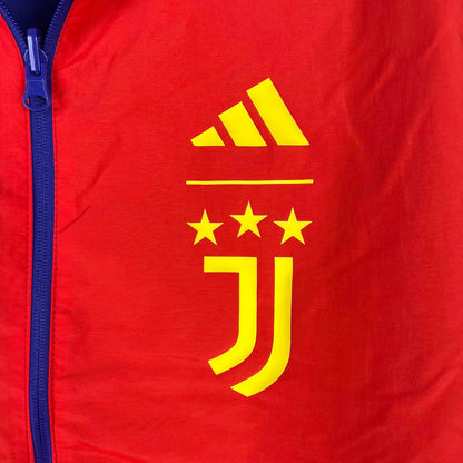 2023-2024 Juventus Reversible Windbreaker（Blue-red）Soccer Jersey 1:1 Thai Quality