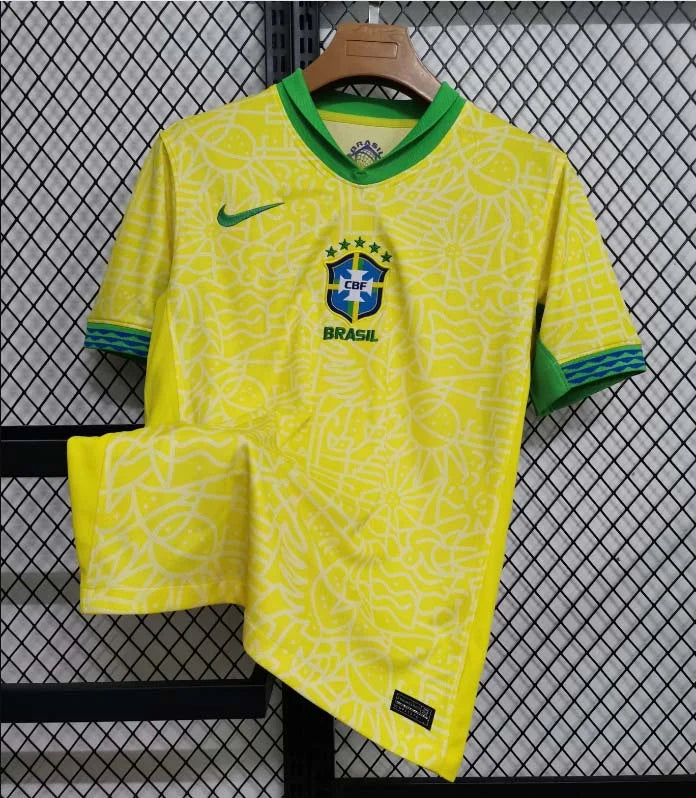 2024 Brazil Home Football Shirt 1:1 Thai Quality