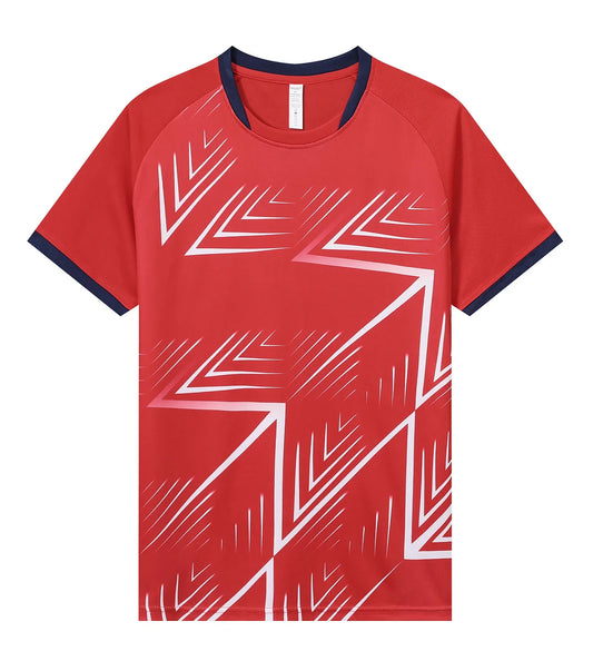 2024 6008 Football Training Wear Red