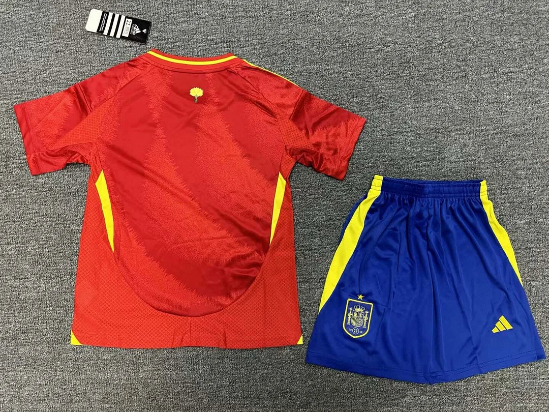 2024 Spain Home Football Shirt 1:1 Thai Quality Kids Size