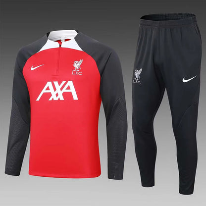 2024 Liverpool Half-Pull Training Suit Red Jersey 1:1 Thai Quality Set