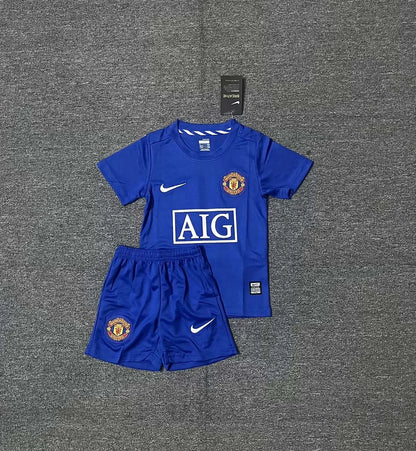 2007/2008 Retro Manchester United Away Football Shirt 1:1 Thai Quality Kids Size