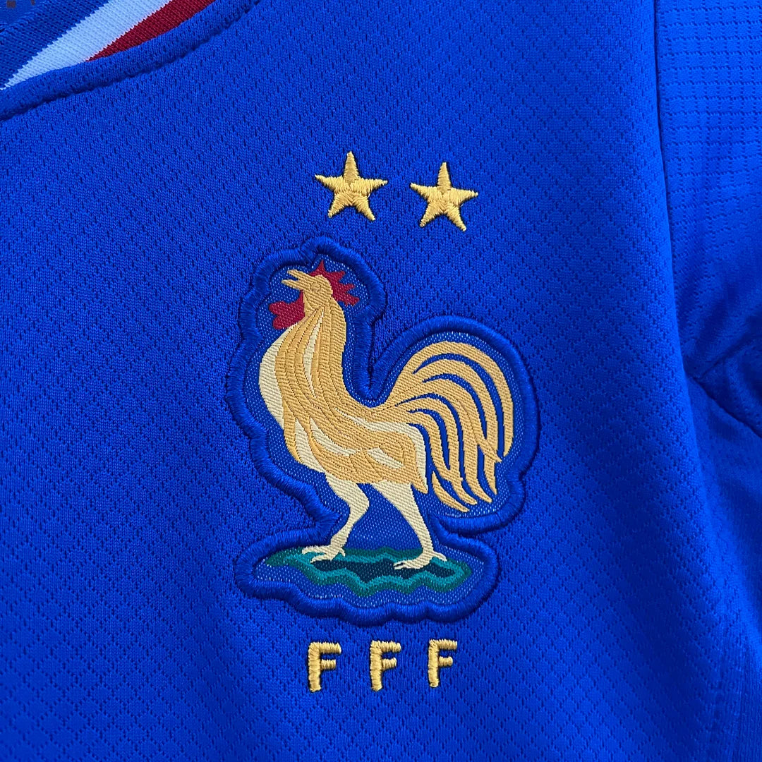 2024 France Home Football Shirt 1:1 Thai Quality Kids Size