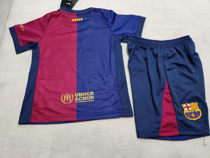 2024/2025 Barcelona Home Moon Music Football Shirt 1:1 Thai Quality Kids Size