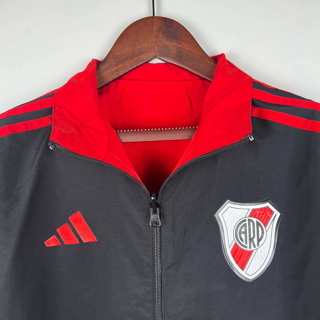 2023/2024 River Plate Jersey Windbreaker black Soccer Jersey 1:1 Thai Quality