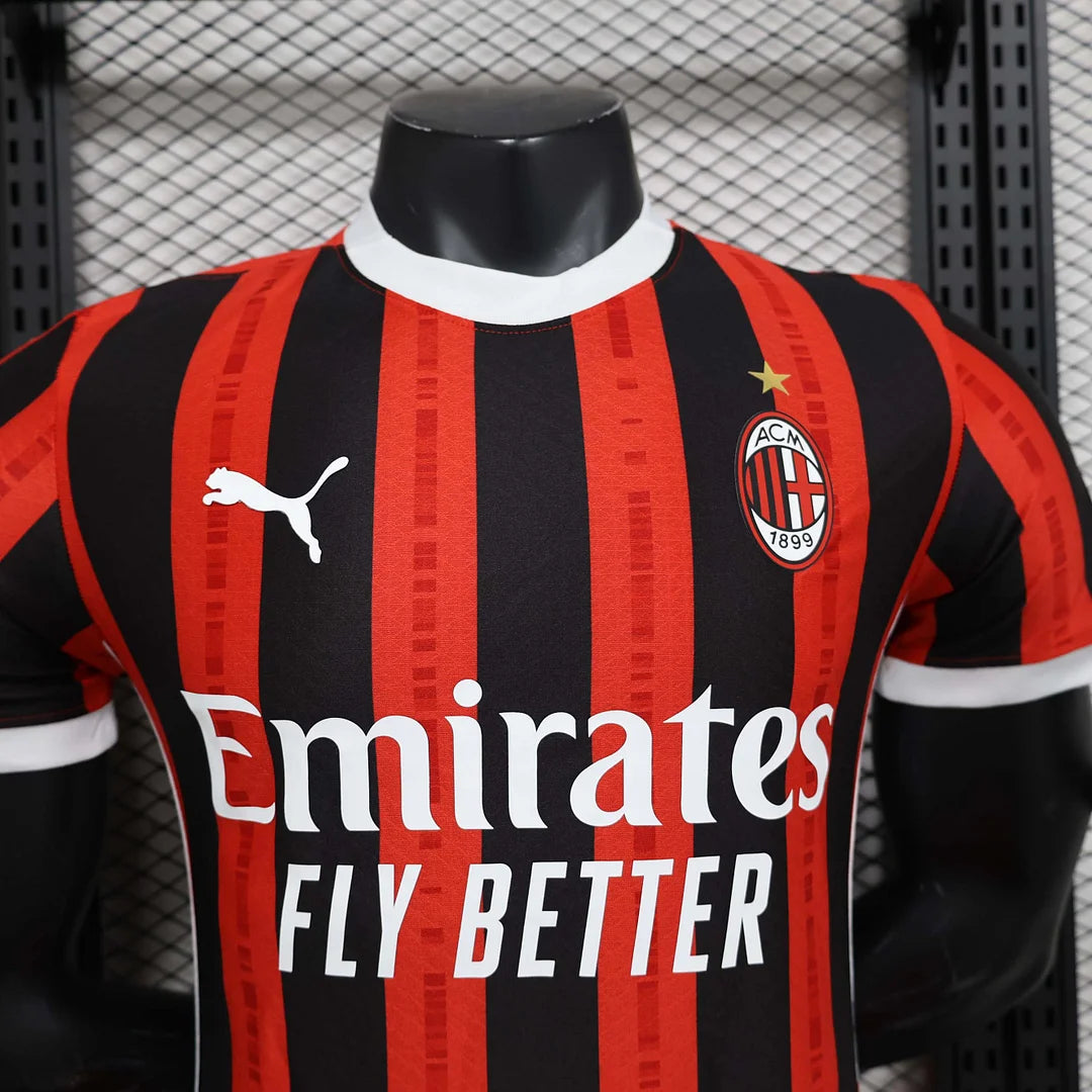 2024/2025 Player Version AC Milan Home Soccer Jersey 1:1 Thai Quality