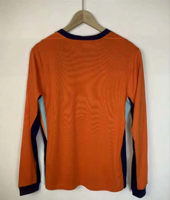 2024 Long Sleeve Netherlands National Team Home Football Shirt 1:1 Thai Quality