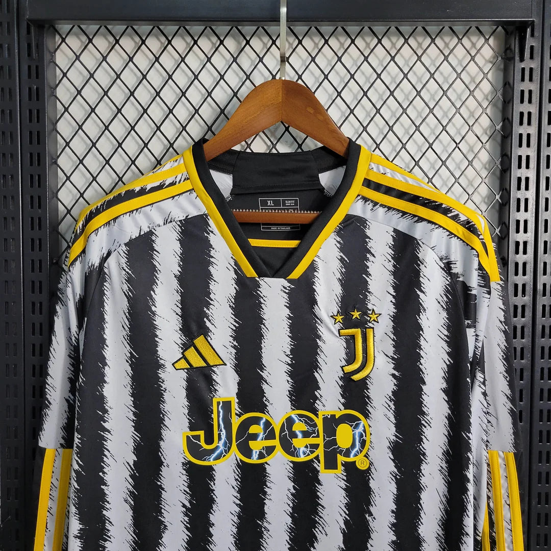 2023/2024 Long Sleeve Juventus Home 1:1 Thai Quality