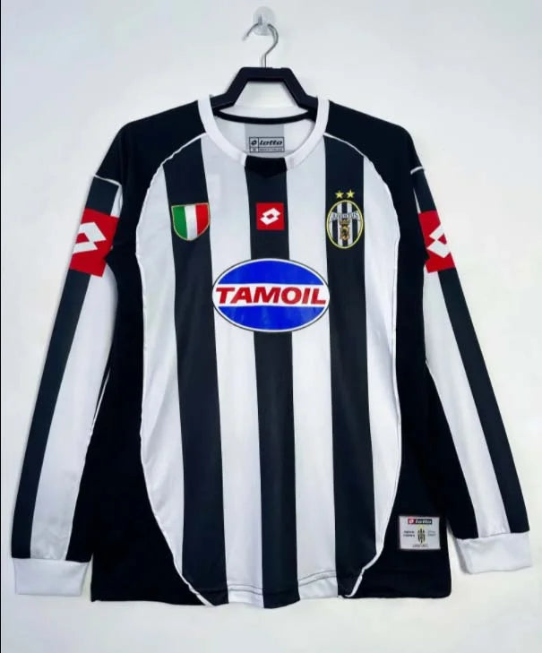 2002/2003 Retro Long Sleeve Juventus Home Soccer Jersey 1:1 Thai Quality