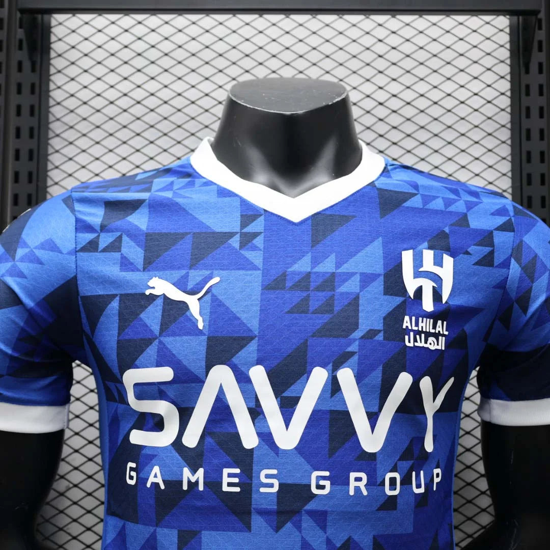 2024/2025 Player Version Al-Hilal Saudi Home Football Shirt 1:1 Thai Quality