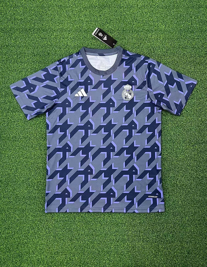 2023/2024 Real Madrid Gray Training Wear Football Shirt