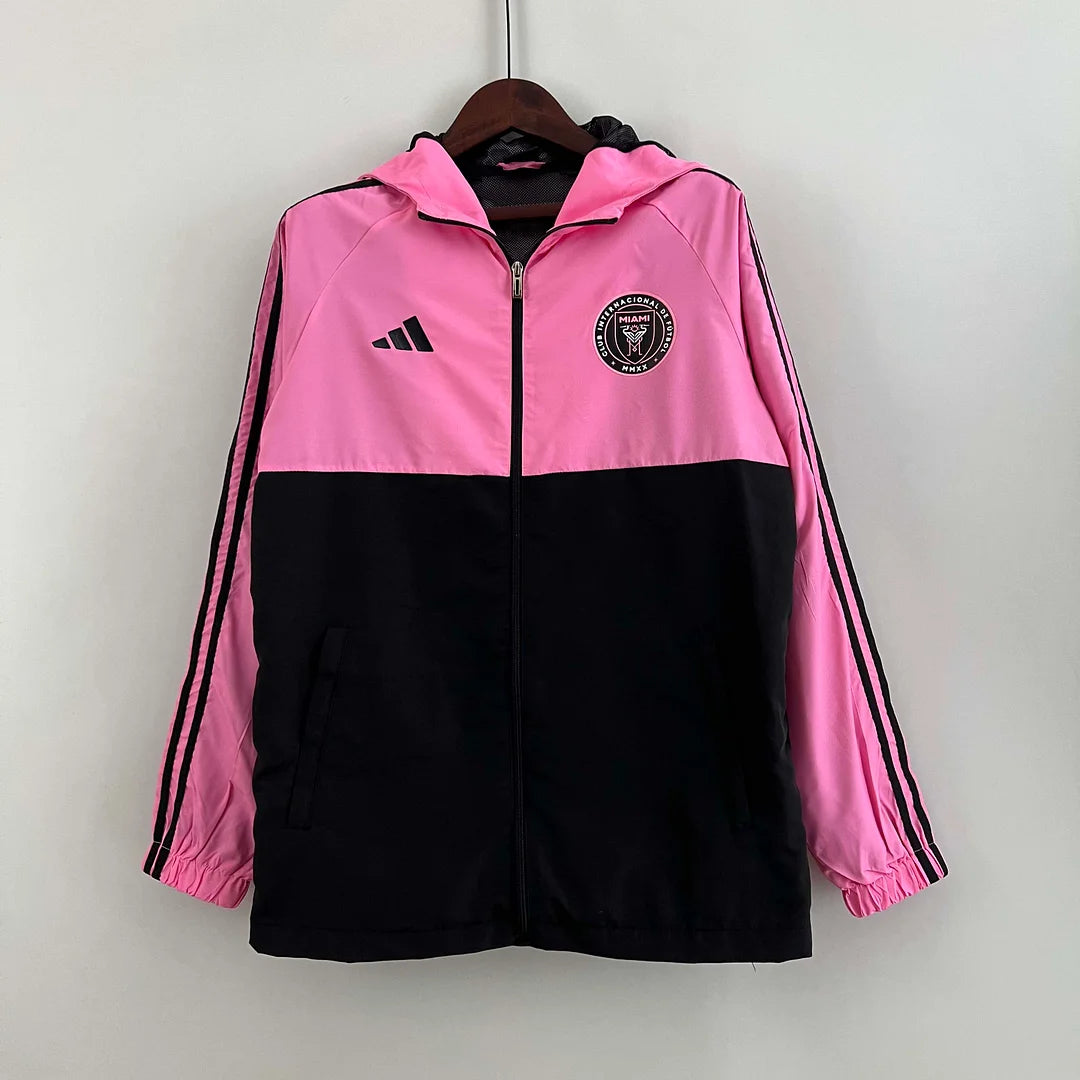 2023 Inter Miami Windbreaker （pink-black） Soccer Jersey 1:1 Thai Quality