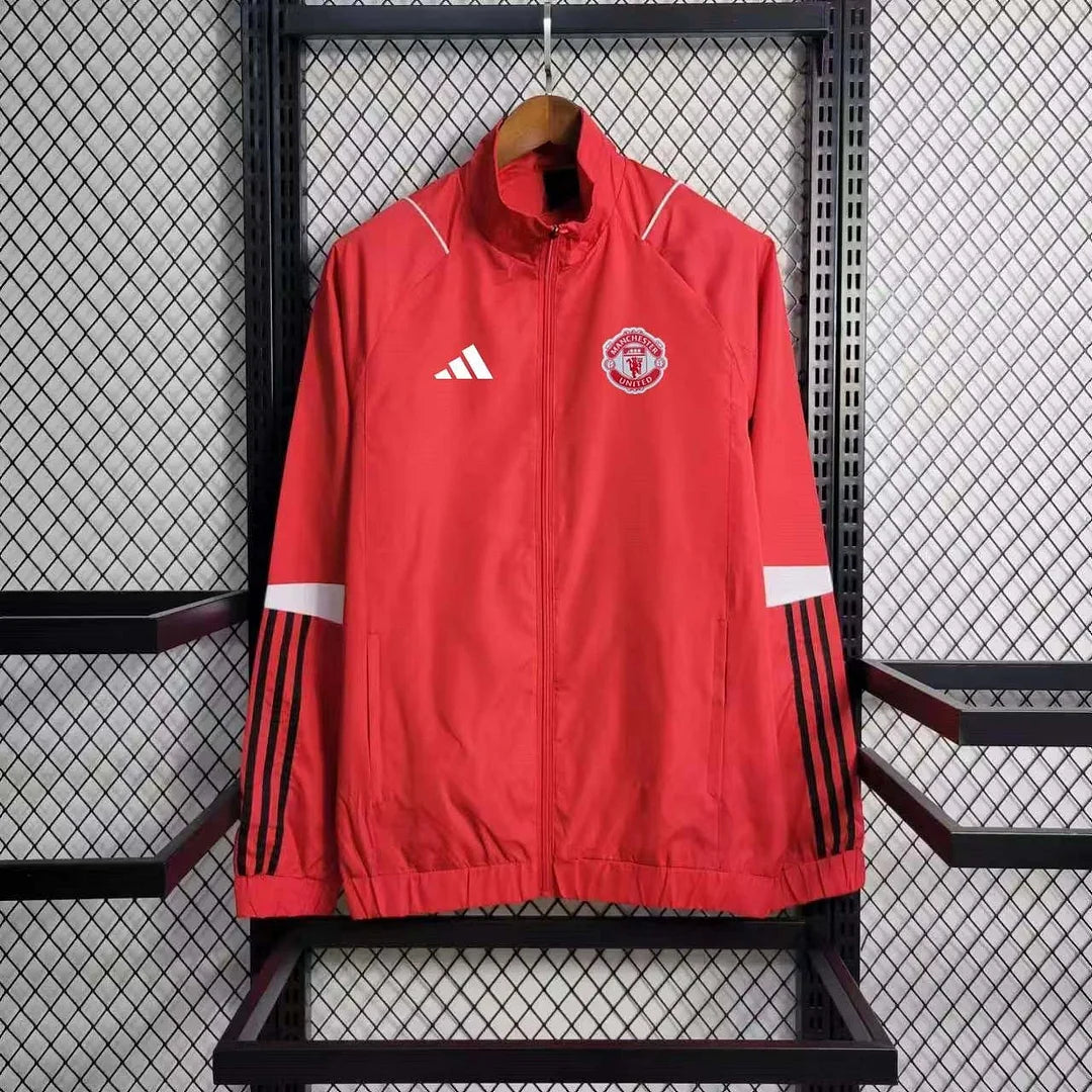 2023 Manchester United Soccer Jersey Windbreaker Red