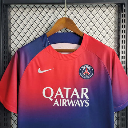 2023/2024 Paris Saint-Germain Red-Blue Training Kit