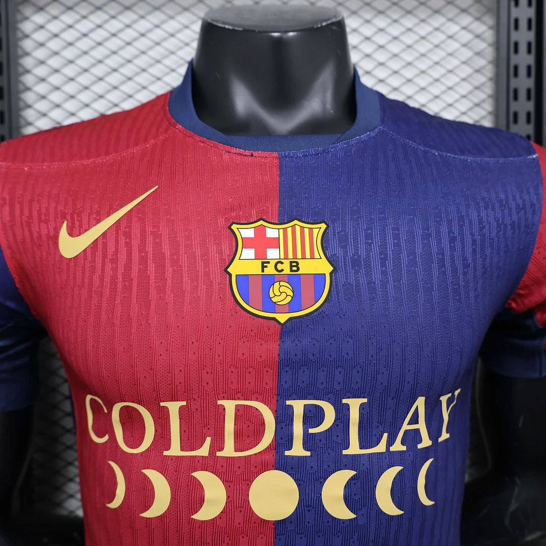 2024/2025 Player Version Barcelona Home X COLDPLAY Football Shirt 1:1 Thai Quality