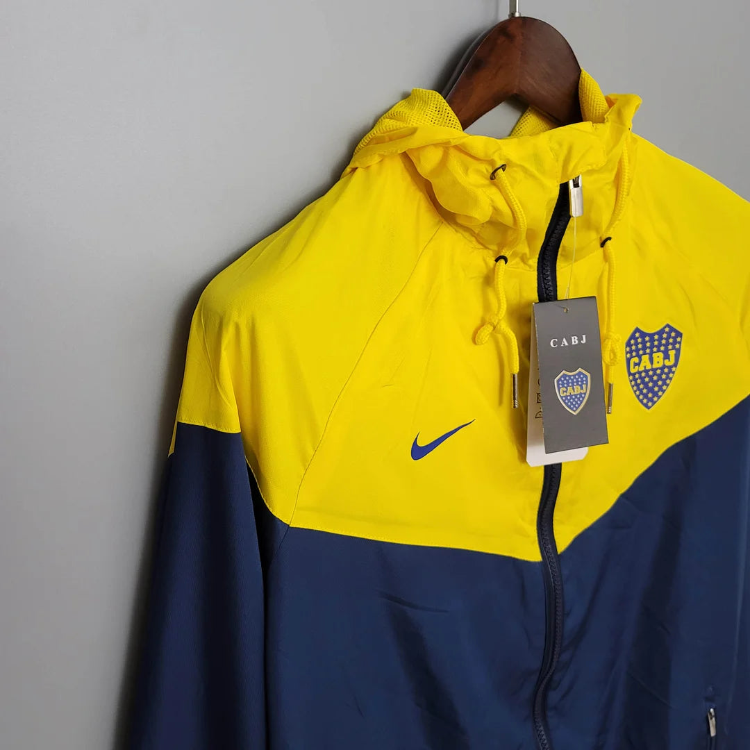 2021 Windbreaker Blue-Yellow Boca Juniors Jersey 1:1 Thai Quality