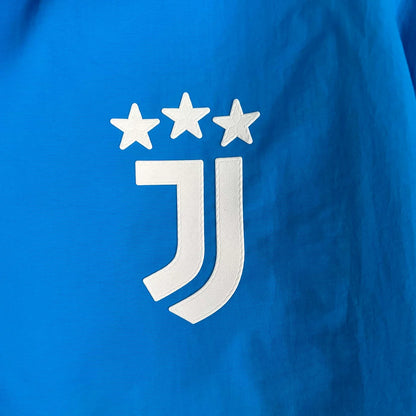 2023-2024 Juventus Reversible Windbreaker Blue Soccer Jersey 1:1 Thai Quality