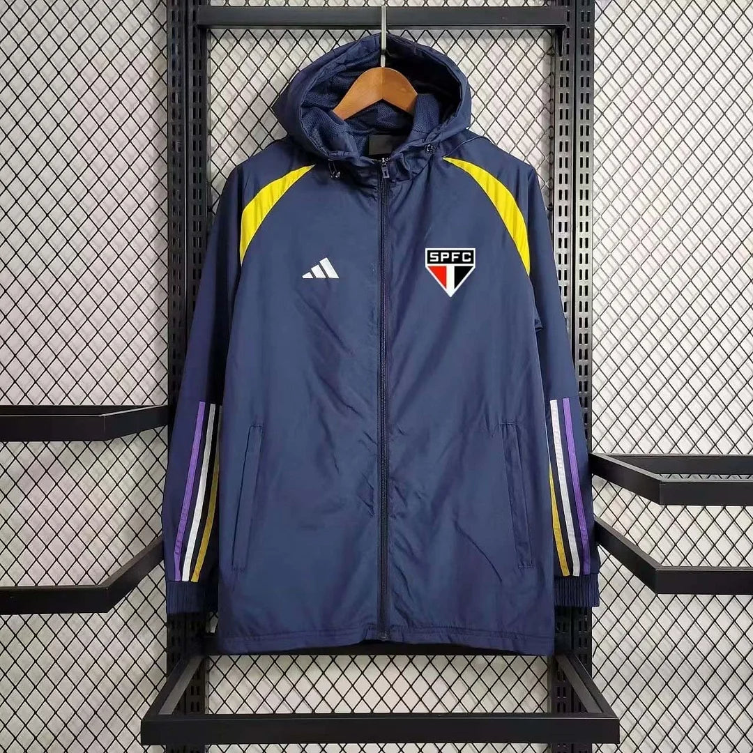 2023 São Paulo Windbreaker Navy blue Soccer Jersey 1:1 Thai Quality