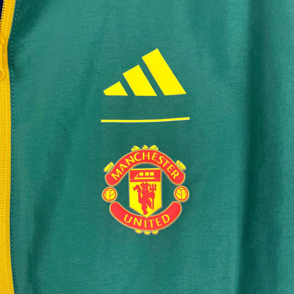 2023/2024 Manchester United Reversible Windbreaker（Blue-Green）Soccer Jersey 1:1 Thai Quality