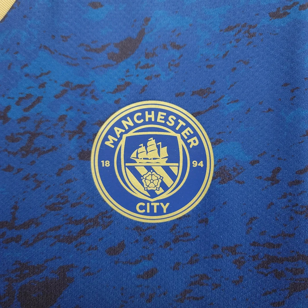 2023 Manchester City Chinese New Year Commemorative Edition Blue Football Shirt 1:1 Thai Quality