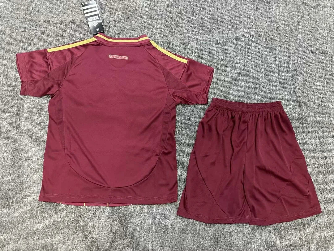 2024/2025 Roma Home Soccer Jersey 1:1 Thai Quality Kids Size