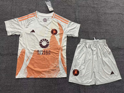 2024/2025 Roma Away Soccer Jersey 1:1 Thai Quality Kids Size