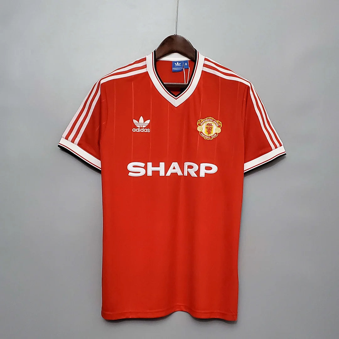 1983/1984 Retro Manchester United Home Football Shirt 1:1 Thai Quality