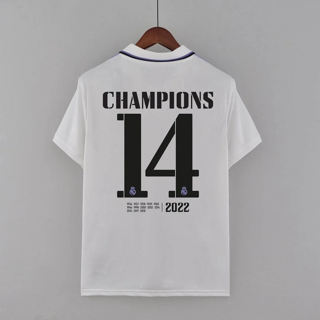 2022/2023 Real Madrid Home 14 Champions Edition Football Shirt