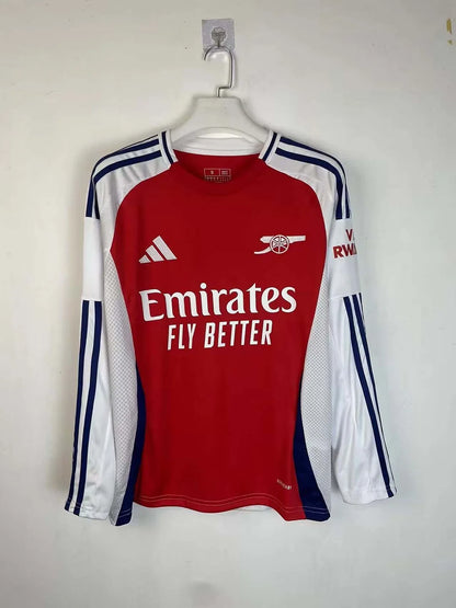 2024/2025 Long Sleeve Arsenal Home Football Shirt 1:1 Thai Quality