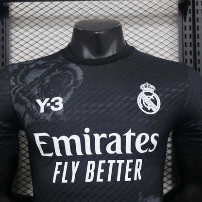 2024/2025 Player Version Real Madrid Y-3 Special Edition Black Football Shirt 1:1 Thai Quality