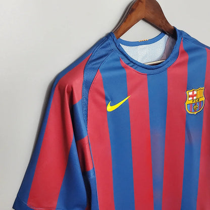 2005/2006 Retro Barcelona Home Football Shirt UEFA Champions League 1:1 Thai Quality