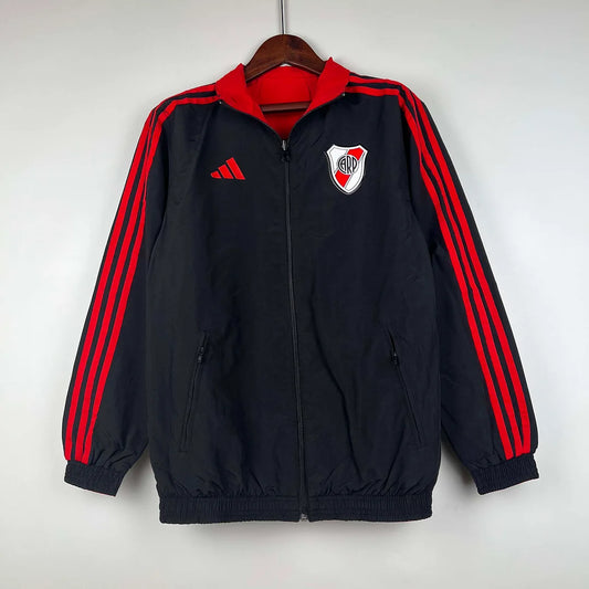 2023/2024 River Plate Jersey Windbreaker black Soccer Jersey 1:1 Thai Quality