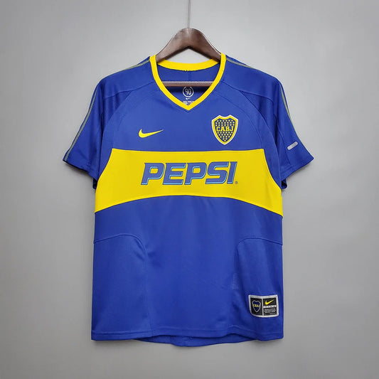 2003/2004 Retro Boca Juniors Home Football Jersey 1:1 Thai Quality