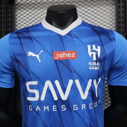 2023/2024 Player Version Al-Hilal Saudi Home Football Shirt