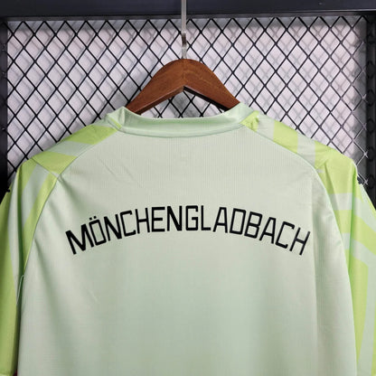 2023/2024 Borussia Mönchengladbach Goalkeeper Fluorescent Green Football Jersey 1:1 Thai Quality