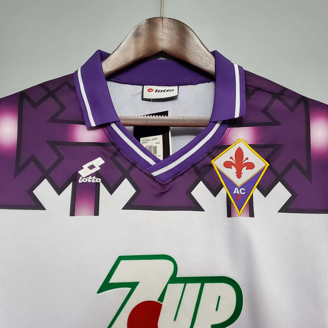 1992/1993 Retro Fiorentina away football shirt 1:1 Thai quality