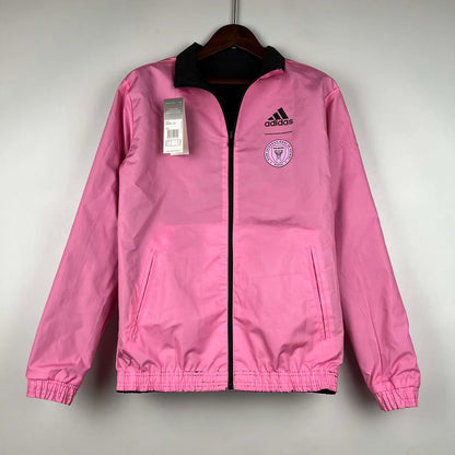 2023/2024 Inter Miami Reversible Windbreaker（black-pink）Soccer Jersey 1:1 Thai Quality